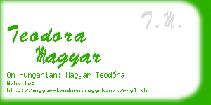 teodora magyar business card